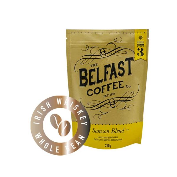 Belfast Coffee - Irish Whiskey Infused Whole Bean