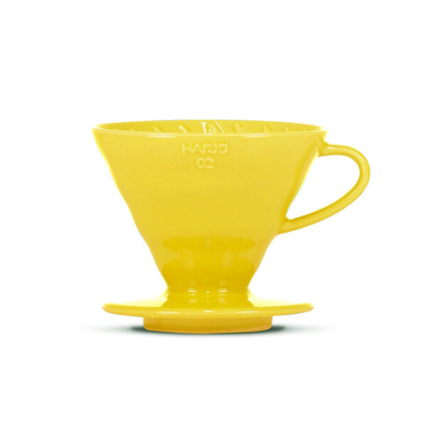Hario V60 Ceramic Belfast Yellow Dripper size 2