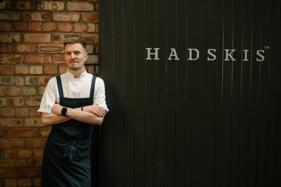 Aaron McNeice former apprentice and current head chef at Hadskis.JPG